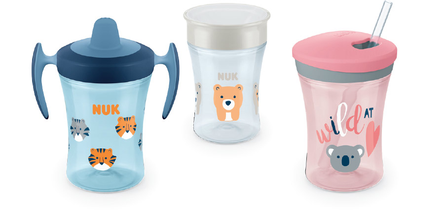 NUK Trainer Cup, NUK Magic Cup e NUK Action Cup