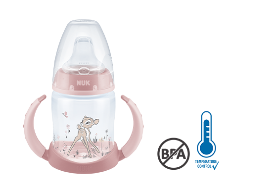NUK First Choice Bevimpara 150ml Disney Bambi con Temperature Control, senza BPA