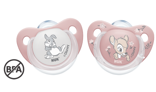 Succhietto Trendline NUK in silicone Disney Bambi, senza BPA