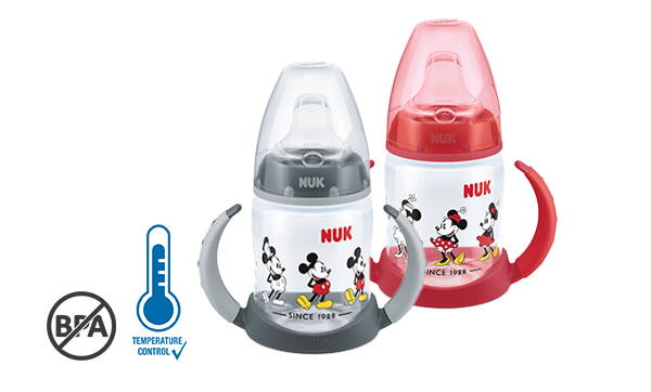 Bevimpara First Choice NUK Disney Mickey Mouse 150ml  con Temperature Control