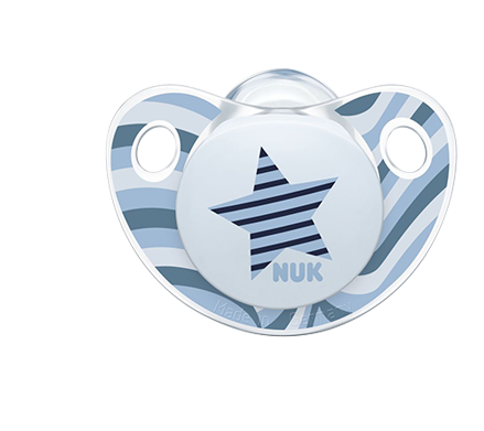 [Translate to Italian:] NUK Trendline pacifier with flat button