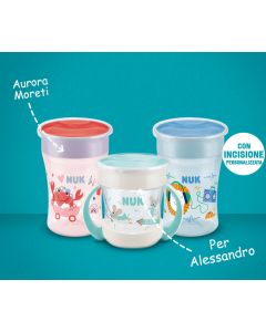 NUK Magic Cup con incisione