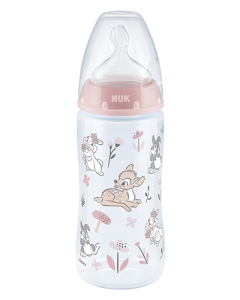 NUK Disney Bambi First Choice Plus Biberon con Temperature Control 300ml