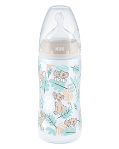 NUK Disney Il Re Leone First Choice Plus Biberon con Temperature Control 300ml