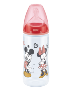 NUK Disney Mickey Mouse First Choice Plus Biberon con Temperature Control 300ml