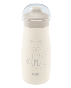 NUK Mini-Me Sip biberon in acciaio inox con beccuccio resistente 300ml
