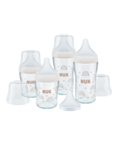 NUK Perfect Match Multipack di 4 biberon in vetro