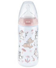 NUK Disney Bambi First Choice Plus Biberon con Temperature Control 300ml