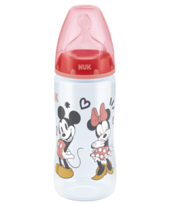NUK Disney Mickey Mouse First Choice Plus Biberon con Temperature Control 300ml