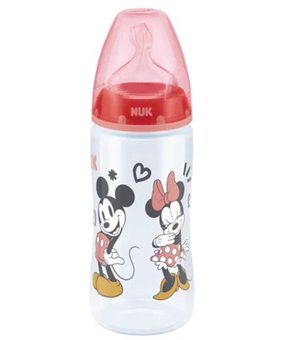 NUK Disney Mickey Mouse First Choice Plus Biberon con Temperature Control  300ml